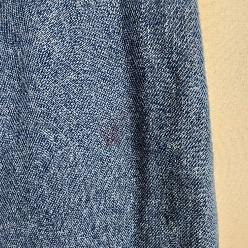 Honey Punch Button Up‎ Braided Waistband Denim Skirt M - Picture 6 of 8